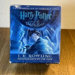 Harry Potter Order of the Phoenix Audiobook CD J.K. Rowling Jim Dale Missing D22